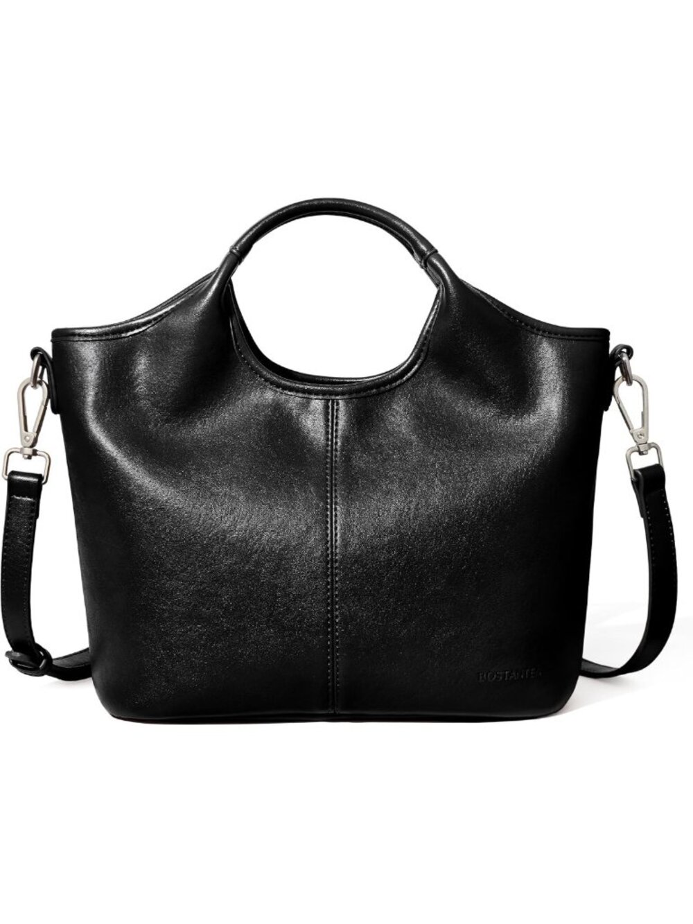 Vegan Leather Crossbody Satchel Handbag for Women - Soft, Stylish & Versatile